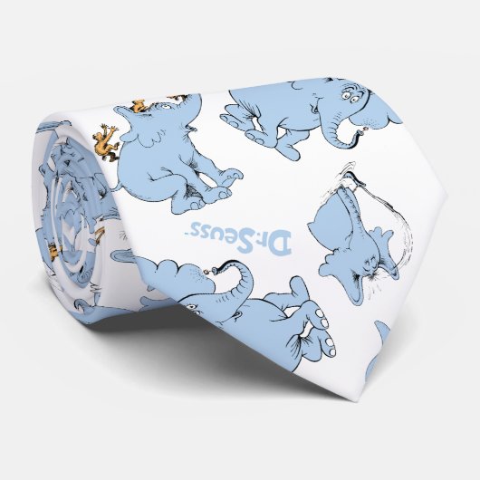 Horton Hears A Who Monkey Pattern Krawatte (Gerollt)