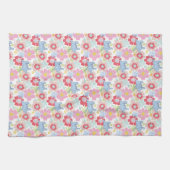 Horton hört A Who | Muster der Blume Pastel Geschirrtuch (Horizontal)