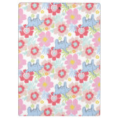 Horton hört A Who | Muster der Blume Pastel Klemmbrett (Rückseite)