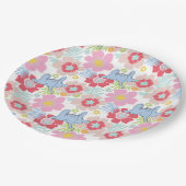 Horton hört A Who | Muster der Blume Pastel Pappteller (Schrägansicht)