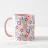 Horton hört A Who | Muster der Blume Pastel Tasse (Links)