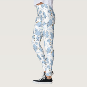 Horton hört ein Hu-Männchen-Affen-Muster Leggings