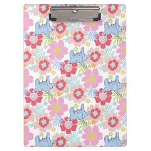 Horton Hört Ein Hu   Pastell-Blumenmuster Klemmbrett