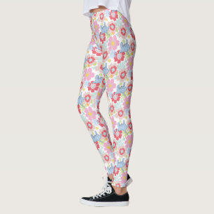 Horton hört ein Hu Pastell-Blumenmuster Leggings