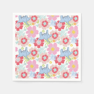 Horton Hört Ein Hu Pastell-Blumenmuster Serviette
