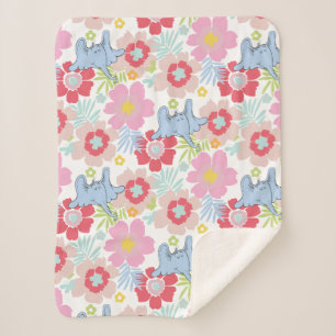 Horton hört ein Hu Pastell-Blumenmuster Sherpadecke