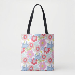 Horton Hört Ein Hu Pastell-Blumenmuster Tasche