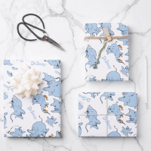 Horton Hört Ein Who-Affen-Muster Geschenkpapier Set (Vorderseite)