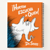 Horton hört einen Wer! Spanisches Buchcover Notizblock (Rückseite)