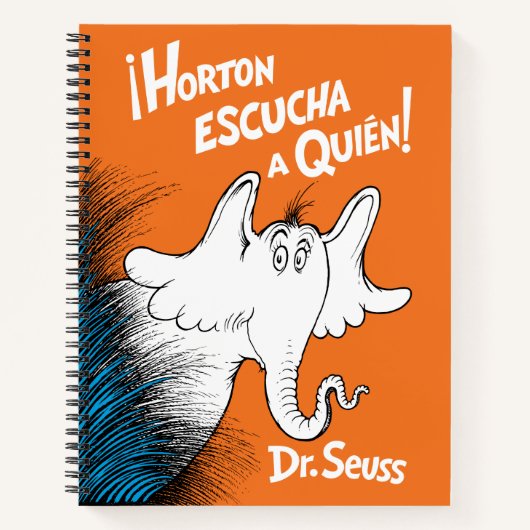 Horton hört einen Wer! Spanisches Buchcover Notizblock (Vorderseite)