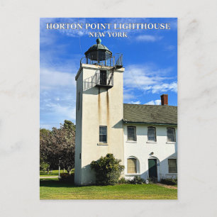 Horton Point Leuchtturm, New York Postkarte