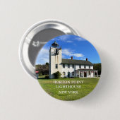Horton Point Lighthouse, New York Button (Vorne & Hinten)