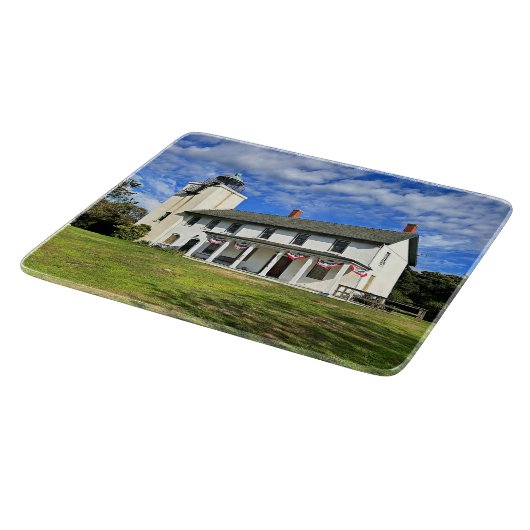 Horton Point Lighthouse, New York Cutting Board Schneidebrett (Ecke)