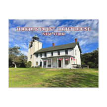 Horton Point Lighthouse, New York Postcard