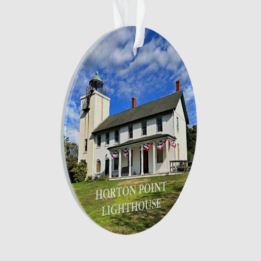 Horton Point Lighthouse, New Yorker Ornament (Vorderseite)