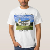 Horton Point Lighthouse, New Yorker T - Shirt (Vorderseite)