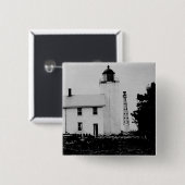 Horton Punkt-Leuchtturm Button (Vorne & Hinten)