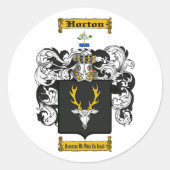 Horton Runder Aufkleber (Vorderseite)