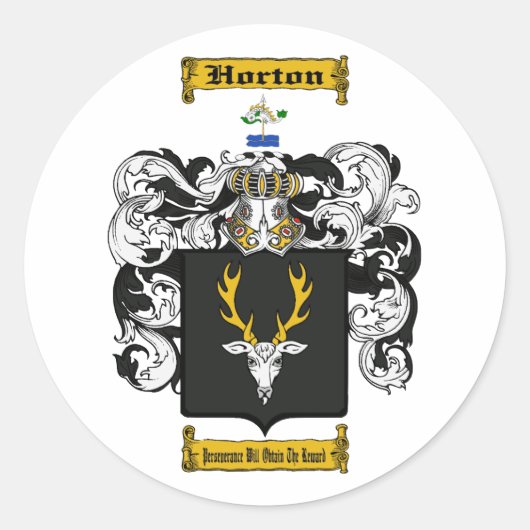 Horton Runder Aufkleber (Vorderseite)