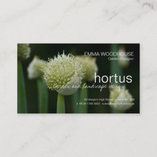 Hortus - Allium Business Card Visitenkarte