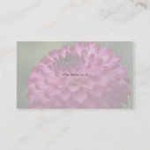 Hortus - Dahlie-Visitenkarte Visitenkarte (Rückseite)