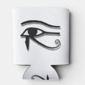 Horus Ägyptische Symbolfarbe Zeichnend Auge Dosenkühler (Rückseite)