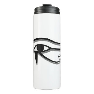 Horus Ägyptische Symbolfarbe Zeichnend Auge Thermosbecher
