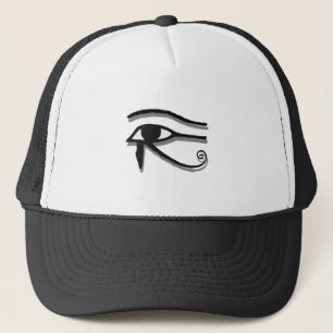 Horus Ägyptische Symbolfarbe Zeichnend Auge Truckerkappe