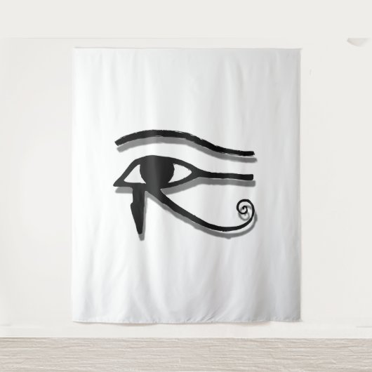 Horus Ägyptische Symbolfarbe Zeichnend Auge Wandteppich (Vorderseite)