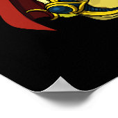 Horus Ägyptischer Gott Ra Pyramids Antike Mytholog Poster (Ecke)