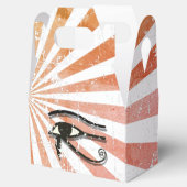 Horus ägyptisches Symbol Retro Sun Geschenkschachtel (Geöffnet)