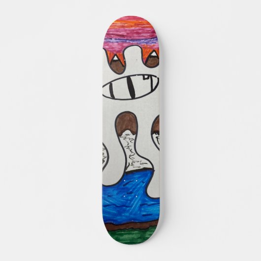 Horus Alien Planet Skateboard Deck (Vorne)