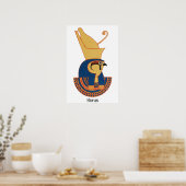 Horus Alter ägyptischer Gott Poster (Küche)