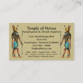 Horus Business Card Visitenkarte (Rückseite)