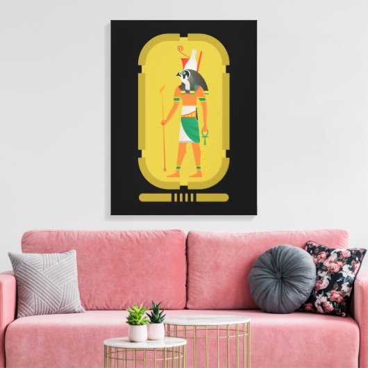 Horus Canvas Print Leinwanddruck (Insitu (Wohnzimmer))