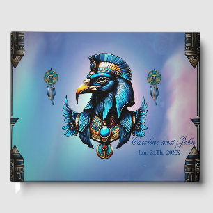 Horus den ägyptischen Falkengott. Gästebuch