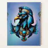 Horus den ägyptischen Falkengott. Planer (Rückseite)