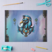 Horus der ägyptische Falkengott Seidenpapier (Basteln)