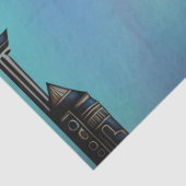 Horus der ägyptische Falkengott Seidenpapier (Detail)