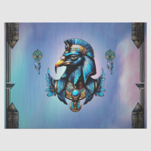 Horus der ägyptische Falkengott Seidenpapier
