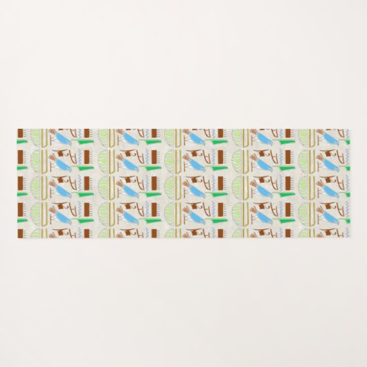 Horus des Horizonts Yogamatte (Rückseite (Horizontal))