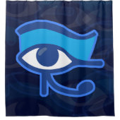 Horus Eye Duschvorhang (Vorderseite)