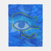 Horus Eye Fleecedecke (Vorderseite)