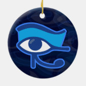 Horus Eye Keramik Ornament (Hinten)