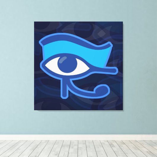 Horus Eye Leinwanddruck (Insitu (Holzboden))