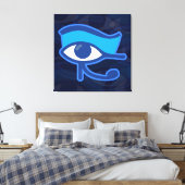 Horus Eye Leinwanddruck (Insitu (Schlafzimmer))