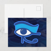Horus Eye Postcard Postkarte (Vorne/Hinten)