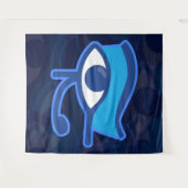 Horus Eye Wandteppich (Vorderseite (Horizontal))