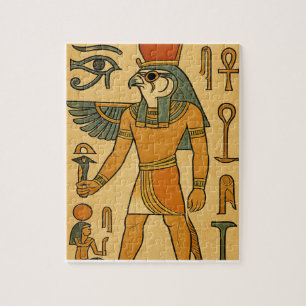 Horus Falcon God Alcient Ägypten Rätsel Kunst Puzzle