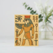 Horus Falcon God Ancient Egypent Postcard Postkarte (Stehend Vorderseite)